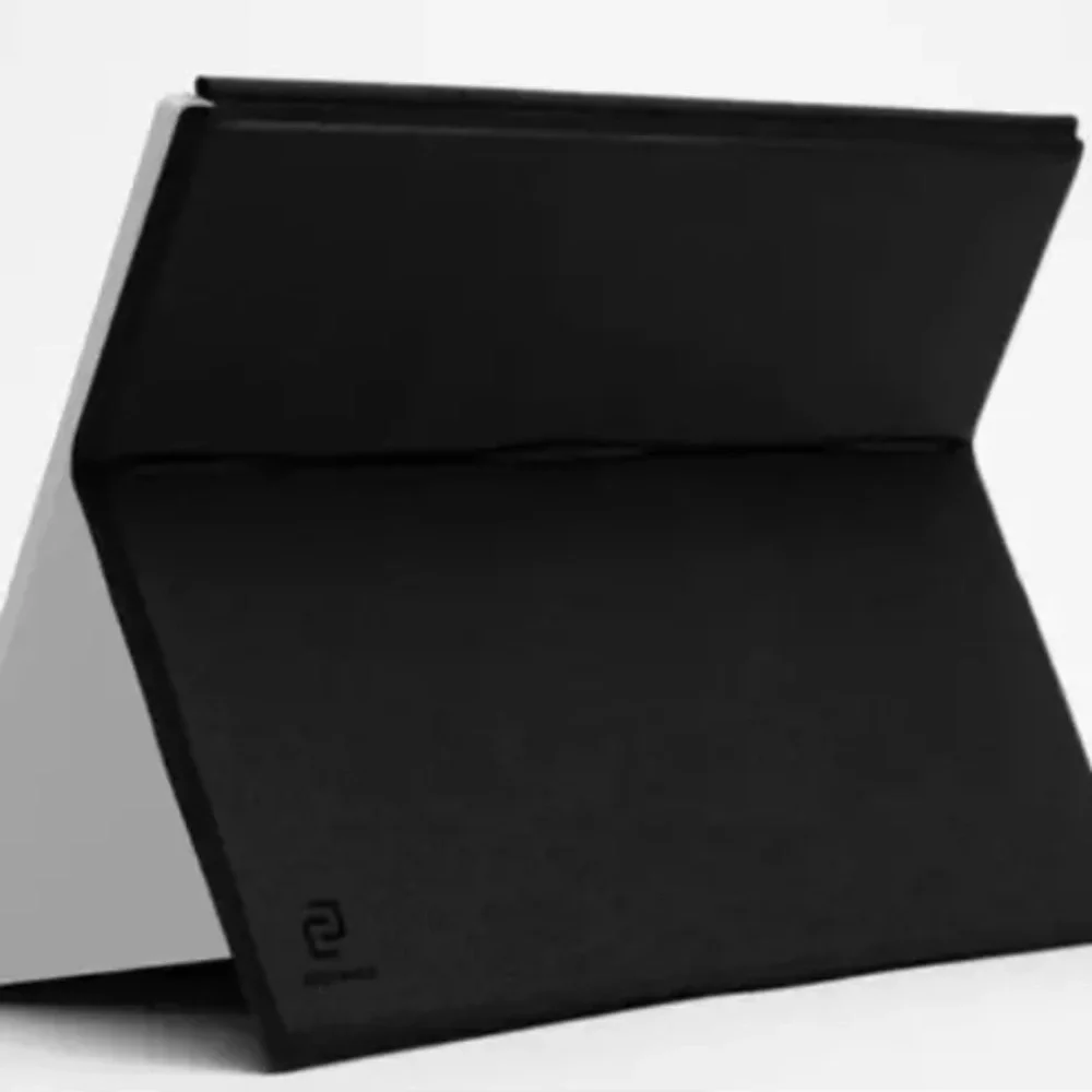 Espresso microfiber 15 inch Display Case Black - Picture 3 of 4